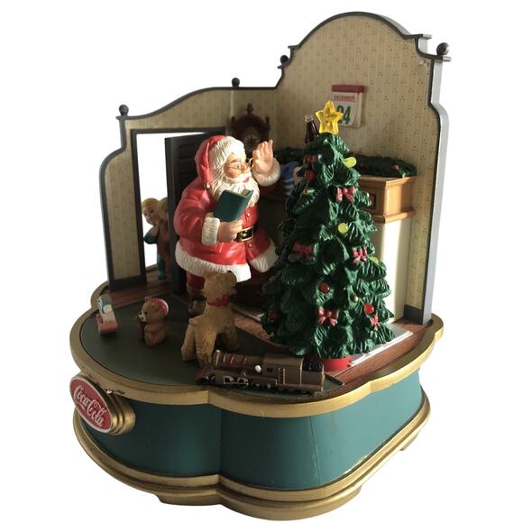 Vtg Coca-Cola Christmas Collectibles Santa Musical and 2 Decks Playing Cards NOB - Picture 5 of 12